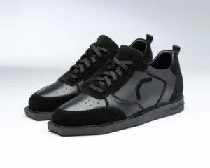 Triple 20 Darts Shoe - Full Leather Black