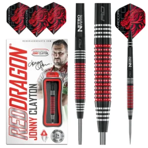 Red Dragon Jonny Clayton SE Steel Tip Darts - 22g