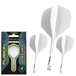 Fusion #2 Integrated Flight & Shaft - Intermediate - White
