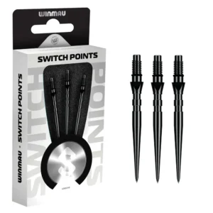 Winmau Switch Points - Grooved Black