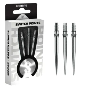 Winmau Switch Points - Smooth Silver