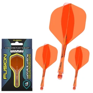 FUSION FLIGHT & SHAFT ORANGE SHORT